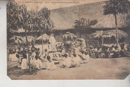 UGANDA VILLA MARIYA LECON DE CATECHISME AUX PETITS NEGRES  1914 - Uganda