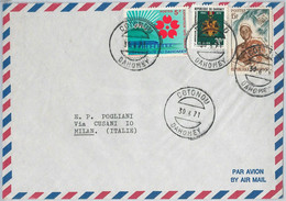 59368 -  DAHOMEY - POSTAL HISTORY:  COVER To ITALY  1971 - TRAIN Snakes EVEREST - Storia Postale