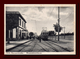 1940 Italia Cartolina TORRE ANNUNZIATA Stazione Circunvesuviana Nuova - Torre Annunziata