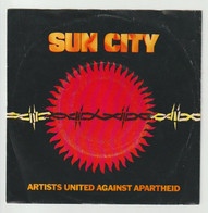 45T Single Artists United Against Apartheid - Sun City Bono-bruce Springsteen - Editions Limitées