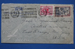 ¤10  ARGENTINA BELLE LETTRE  1947 BUENOS AIRES  POUR NEW YORK  USA  + AEROPHILATELIE+ + +AFFRANCH . INTERESSANT - Covers & Documents