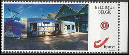 DUOSTAMP/MYSTAMP**- Tintin, Milou, Tram  / Kuifje,Bobbie, Tram / Tim,Struppi, Straßenbahn / Tintin,Snowy, Tram  (Hergé) - Philabédés