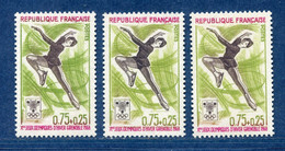 ⭐ France - Variété - YT N° 1546 - Couleurs - Pétouille - Neuf Sans Charnière - 1968 ⭐ - Unused Stamps