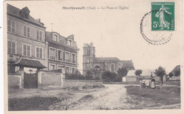 60 Montjavoult. La Place Et L'église - Montjavoult