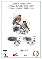 CS/HK - Carte Souvenir / Herdenkingskaart - Mystamp° - Bouvreuil / Goudvink / Gimpel / Bullfinch - BUZIN - NUMÉROTÉE - 2011-2014