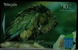 NEW ZEALAND 1996 PHONECARD BIRDS USED VF !! - Eagles & Birds Of Prey