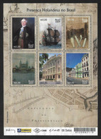 Brazil 2009 , Dutch Presence In Brazil , Miniature Sheet , Used - Used Stamps