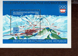 DDR Block 043 Olympische Winterspiele Used Gestempelt TS - 1971-1980