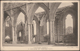 North Arcade Of Presbytery, Tintern Abbey, Monmouthshire, 1928 - HMOW Postcard - Monmouthshire