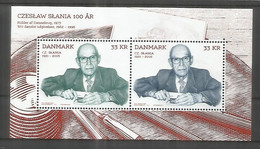 DINAMARCA DANMARK SLANIA CENTENARIO CENTENARY - Lettere