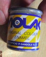 ABT21 Pot De Peinture MOLAK Des Années 80 : LJ-4 MAUVE Japon 39-45 Peinture Très Mate - Outils & Peintures