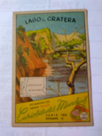 Eucalol SOAP Cromo No Postcard 6*9 Cmt.cratera Lake.world Curiosities Series.better Cond.2 Diff Pieces Order - Altri & Non Classificati