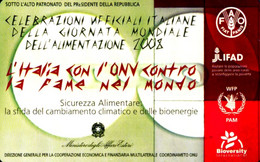 G 2507 1009 C&C 4594 SCHEDA TELEFONICA NUOVA MAGNETIZZATA IFAD ALIMENTAZIONE 2008 - Public Themes