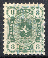 FINLAND 1875 Perf.11 - Yv.19 (Mi.14, Sc.19) With Light Green Cancel (VF) Perfect - Usados
