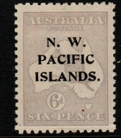 Australia  Occupation North West Pacific Islands   SG 110a  6d Kangaroo Mint Hinged, - Mint Stamps