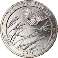 Monnaie, États-Unis, Quarter, 2020, San Francisco, Tall Grass Prairie - Kansas - 2010-...: National Parks