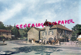 48- CHATEAUNEUF DE RANDON - L' HABITARELLE -LE DEPART DE LA PROMENADE A CHEVAL  -LOZERE - Chateauneuf De Randon