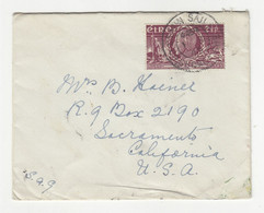 Eire Letter Cover Posted 1949 Kinsale Pmk B210901 - Brieven En Documenten