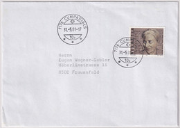 1015 Auf Brief Mit Letzttagstempel Poststelle CUMPADIALS (GR) - Brieven En Documenten