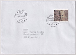 1015 Auf Brief Mit Letzttagstempel Poststelle MOMPÉ MEDEL (GR) - Brieven En Documenten
