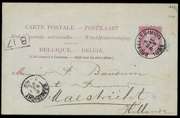 BELGIUM STAMP - STATIONARY POSTCARD 1891 - NETHERLANDS (STB9-67) - Autres & Non Classés