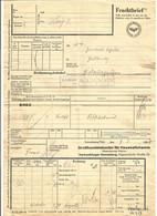 (B) GERMANY. 1957. RAIL FREIGHT DOCUMENT / FRACHTBRIEF. DEUTSCHE REICHBAHN. - Transport