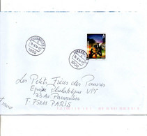 LUXEMBOURG SEUL SUR LETTRE POUR LA FRANCE 2014 - Lettres & Documents