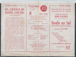 Cinema São João, Porto. Program 51 Of 1955/6. Belarte Advertising. Bioscoop São João, Porto. Kino. Pictiúrlann. Cine - Kino & Theater