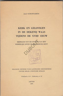 WAASLAND Kerk En Gelovigen Dekenij Waas XVIII Eeuw 1979 J. Schoenaerts (N581) - Vecchi