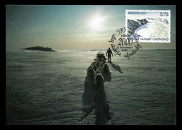 GREENLAND MAXIMUM POSTCARD - 1999 Greenland - Year 2000 (STB9-103) - Cartoline Maximum