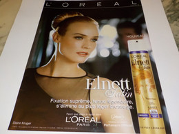 ANCIENNE PUBLICITE DIANE KRUGER  LAQUE OREAL  2010 - Unclassified