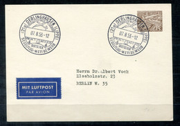 F1233 - BERLIN - Privatganzsache PP 7/1 (??) - Sonderstempel Segelflug - Cartes Postales Privées - Oblitérées