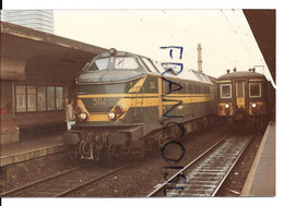 SNCB/ NMBS. La Locomotive 5114 Sur Le Départ à Bruxelles-Nord (?) - Eisenbahnen