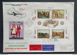 Bulgarien 1973, FDC Block 39 - Lettres & Documents