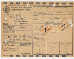 Adreskaart / Spoorwegzegel N.S. - Den Haag 1937 - Chemins De Fer