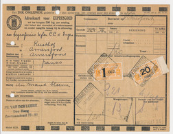 Adreskaart / Spoorwegzegel N.S. - Den Haag 1937 - Chemins De Fer