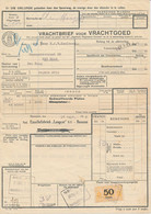 Vrachtbrief / Spoorwegzegel N.S. - Naarden Bussum 1933 - Emaillefabriek Langcat - Spoorwegzegels