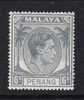 Malaya - Penang: 1949/52   KGVI    SG8    6c    MH - Penang