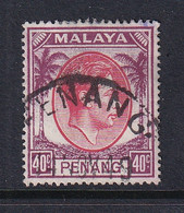 Malaya - Penang: 1949/52   KGVI    SG18    40c    Used - Penang