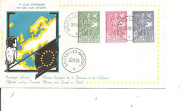 Belgique  (  FDC De 1953 à Voir) - 1951-1960