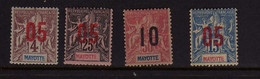 Mayotte (1912) - Type Groupe  Surcharge Neuf* MH - Ungebraucht