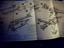 Vieux Papiers Plan Maquette Avion Douglas D C B Compagnie TAI  Ech. 1/125 Marque Heller Année 50/60? - Andere & Zonder Classificatie