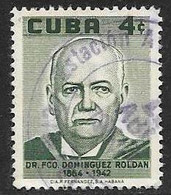 Cuba - Federico Domínguez Roldan - Año1958 - Catalogo Yvert N.º 0475 - Usado - - Gebraucht