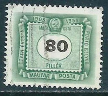 Hungría - Taxas - Año1953 - Catalogo Yvert N.º 0212 - Usado - Taxas - Revenue Stamps