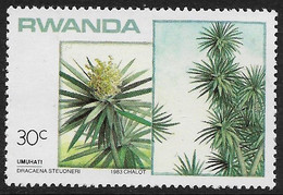 Ruanda - Arboles Y Arbustos - Año1984 - Catalogo Yvert N.º 1126 - Usado - - Usati