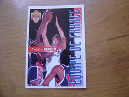 1995 Carte Basketball Panini FREDERIC MONETTI Equipe De France FFBB Basket - Sonstige & Ohne Zuordnung