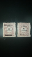 ERROS E VARIEDADES - ANGOLA - SOBRECARGA SUMIDA (UM SELO PARA COMPARACÂO) - Unused Stamps