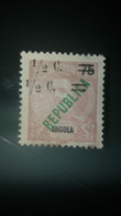 ERROS E VARIEDADES - ANGOLA - DUPLA SOBRECARGA - Unused Stamps