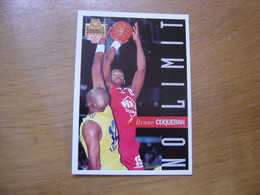 1995 Carte Basketball Panini BRUNO COQUERAN No Limit FFBB Basket - Autres & Non Classés