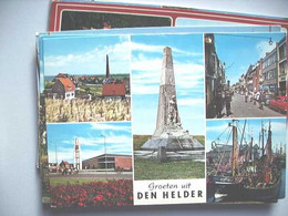 Nederland Holland Pays Bas Den Helder Met Standbeeld Centraal - Den Helder